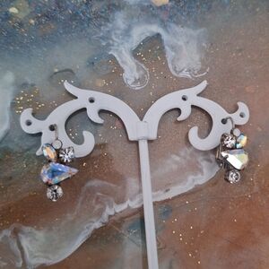 SORRELLI Elegant Silver Crystal Earrings